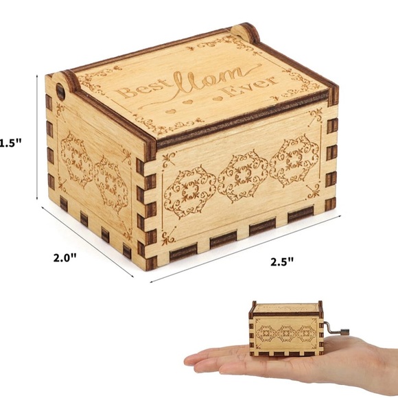 Music Box with Heart Necklace Gifts for Mom, You are My Sunshine music b… - Picture 2 of 10